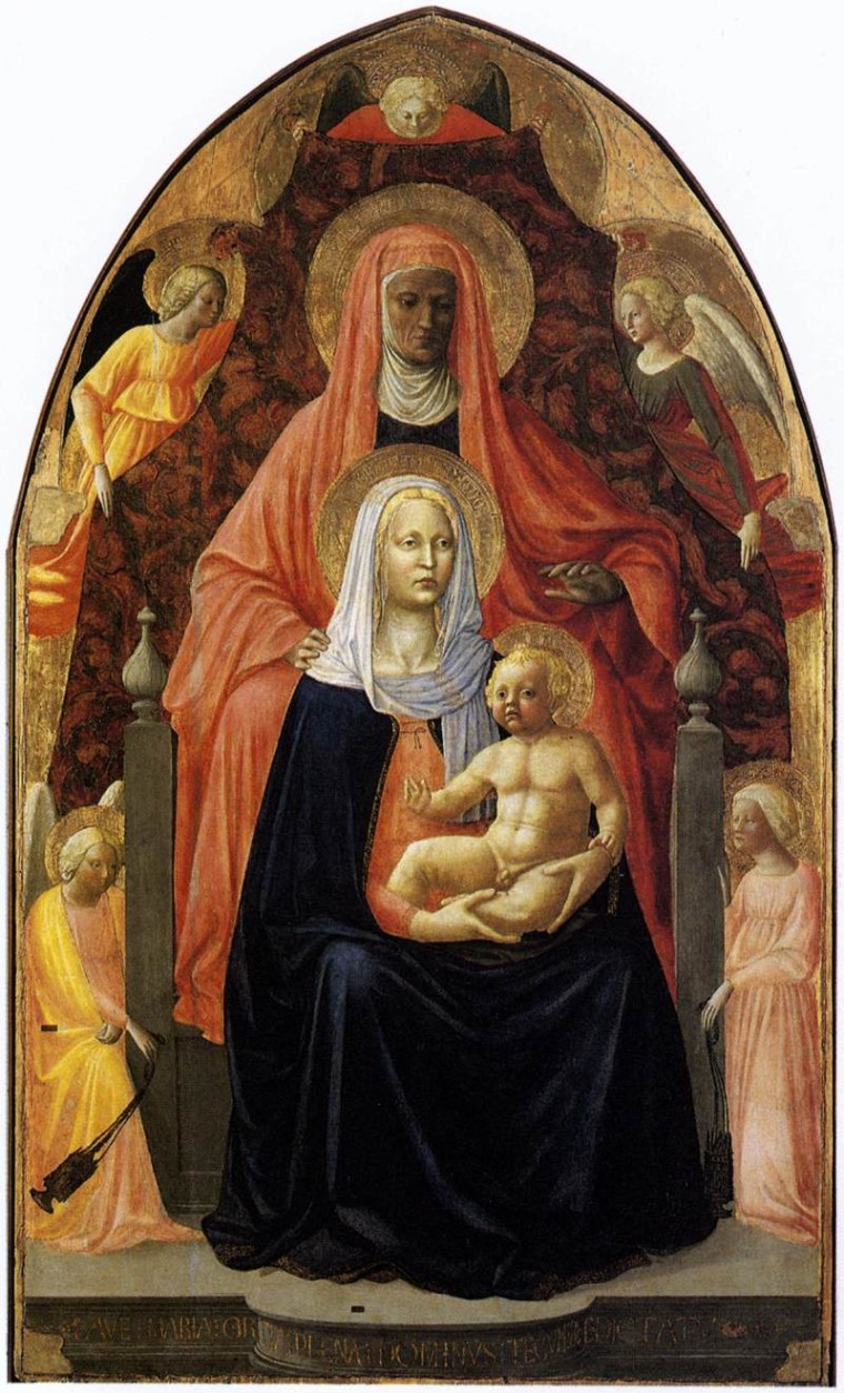 Masaccio_-_The_Madonna_and_Child_with_Saint_Anne_-_WGA14218