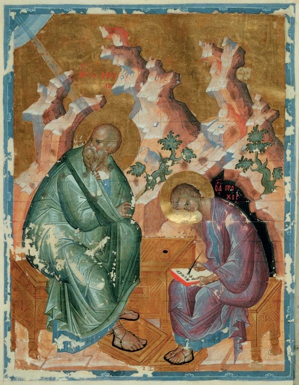 St John dictating to Prochorus